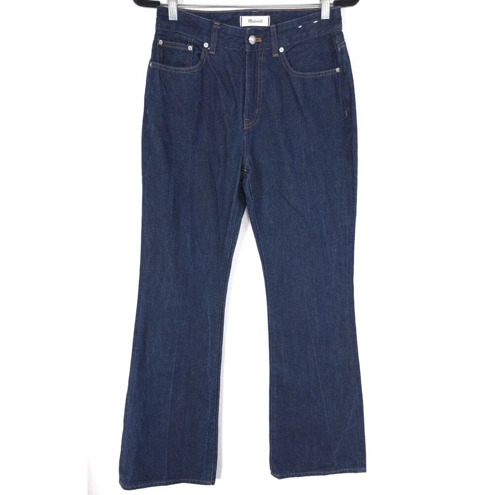 MADEWELL Women’s Jeans Blue The Curvy Vintage Flare 26 Bootcut 100% Cotton NW294